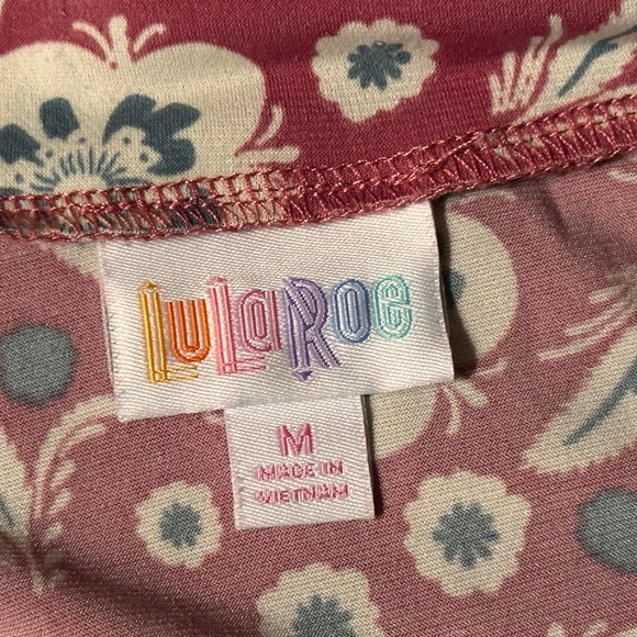 Used LuLaRoe Size Medium Floral Maxi Skirt Dress - Picture 3 of 4